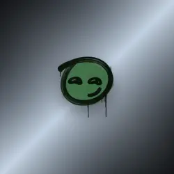 Sealed Graffiti | Smirk (Jungle Green)