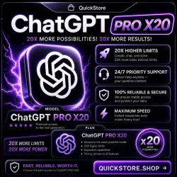 INSTANTLY | ChatGPT 5.6 PRO | X20 | 1M | CODEX | YOUR PERSONAL | THE WHOLE PACKAGE