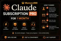 Claude Pro for 1 Month |  Activation • Secure • Premium