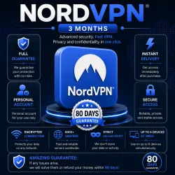 NordVPN Premium | 3 Months Private Account | Up to 10 Devices | Secure spec.Software Access