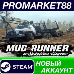 Spintires: MudRunner PC Steam Account NEW +MAIL