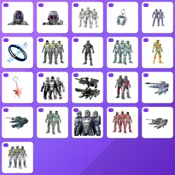 Halo Infinite Twitch bundle — Ultra Violent Visor, Pink Pop Visor +19 more (23 items)