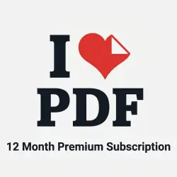 Auto-Delivery | ILovePDF Premium 12 Month Subscription