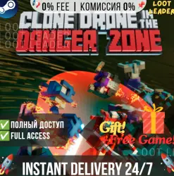 Clone Drone in the Danger Zone / Steam Account / Full Access / Instant Delivery 24/7