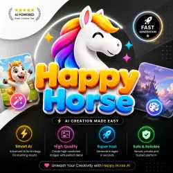 HappyHorse AI 1-12M, Credits Top-Up | FAST, OFFICIAL