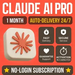 Claude AI Pro | 1 Month | 24/7 | NO LOGIN | SUBSCRIPTION | AUTO-DELIVERY