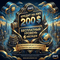 Официальный аккаунт AWS Free Tier | Кредиты $200 включены (план на 6 месяцев)