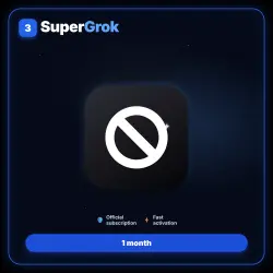 Grok SuperGrok | ON YOUR Account | 1 MO