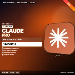 Claude AI Pro | ON YOUR Account | 1 MO