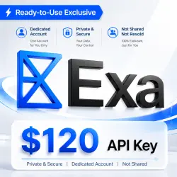 Exa $120 – Эксклюзивный неразделяемый API-ключ