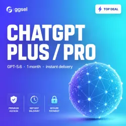 ChatGPT Plus на 1 месяц – подписка со входом в ваш аккаунт