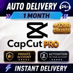 24/7 CapCut Pro 1 Month - Private Account / Activation on your account