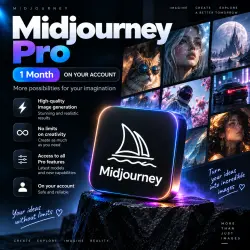 Midjourney Pro | ON YOUR Account | 1 MO