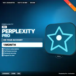Perplexity Pro | ON YOUR Account | 1 MO