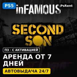 Infamous: Second Son (PS5) Rent from 7 days · P3 with activation · Instant delivery