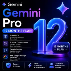 Google Gemini Pro | 12 месяц | 5 ТБ в Google Drive | Активация по ссылке |