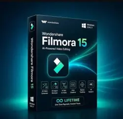 Filmora 15 for (Windows) || Perpetual Plan || AI Credits