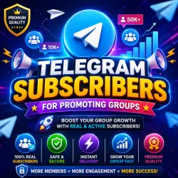 Telegram Subscribers - [For promoting groups]