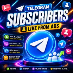 Telegram Subscribers - [ Live from ads]