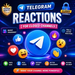 Telegram Reactions - [For closed channels]