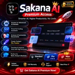 Sakana AI | Тарифы Standard, Pro, Max | Премиум-подписка на 1 месяц | Информация о доставке