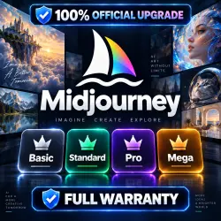 Midjourney | Basic • Standard • Pro • Mega | 10 Official Subscription | FULL WARRANTY