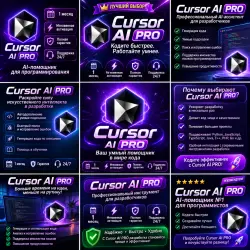 Cursor AI Pro | 1 месяц | Мгновенная активация | Полная га