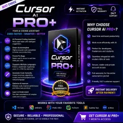 Cursor AI PRO+ | 1 Month | Instant Activation | Full Warranty | 24/7 Support