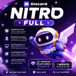 Discord Nitro 1 Month |  | Global