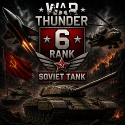 War Thunder 6 RANK / TIER USSR | TANK | WARRANTY | WarThunder