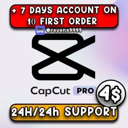 CAPCUT PRO 1 MONTH | ACTIVE SUPPORT | FULL WARANTY | ALL FONCTIONNALITY (PROMO CODE AFTER ORDER)