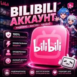Bilibili аккаунт | Китайский YouTube (哔哩哔哩)