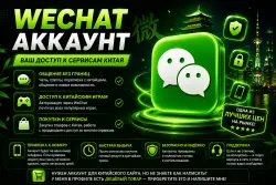 Аккаунт WeChat с привязкой вашего номера. Сканирование Кр Кода