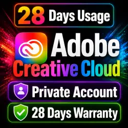 Adobe Creative Cloud 30-Day Subscription | 30-Day Warranty | Email Invitation & New Account