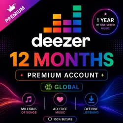 Deezer (12 Month) Premium Account (GLOBAL)