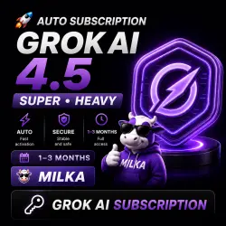🔥 АВТО | ПОДПИСКА SUPER | HEAVY | GROK 1-3м | GROK AI 4.5 | MILKA