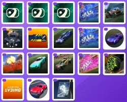 Rocket League Twitch bundle — RLCS 2025 Import Drop, RLCS 2025 Very Rare Drop +16 more (31 items)