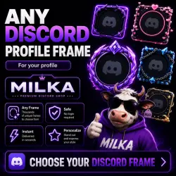 🎯 FRAMES] ^_^ ЛЮБАЯ DISCORD РАМКА ПРОФИЛЯ | MILKA