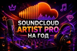 SoundCloud Artist Pro subscription for 1 year, activated directly on your account
