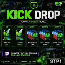 Pubg KICK Vest (Level 2) & Airdrop Crate KICK DROP