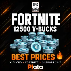 FORTNITE 12500 V-BUCKS | ANY PLATFORM | 5-15 MIN