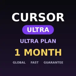 Cursor Ultra – Ultra Plan (1 Month) | $200 | Global Access | on Your Account