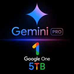 Gemini Pro | Доступ на 12 месяцев | Google One 5 ТБ | Официальная ссылка для активации