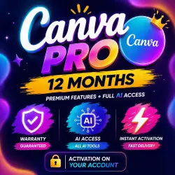Canva Pro | 1-Year Access with Full AI Features