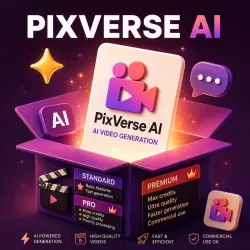 Подписка PixVerse AI | Standard / Pro / Premium | 1 месяц | На ваш аккаунт