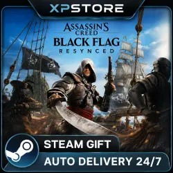 ASSASSIN'S CREED BLACK FLAG RESYNCED · REGION SELECTION · STEAM · AUTO