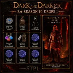 133/133 EA Season 10 Drops 1 Not Ifrit Skin,Gold CoinPouch,Tokens,Witness Emblem