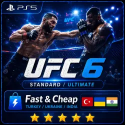 UFC 6 | PlayStation 5 | Türkiye / Ukraine / India | Standard/Ultimate
