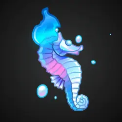 Collectible NFT gift Chill Flame => Sea Horse