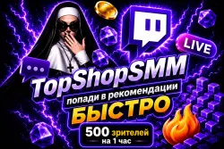 500 Зрители Twitch [1 час + бесконечные рейды (10 минут) | Просмотры | Авторизация | Дроп 0-1]